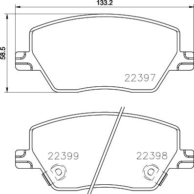 Brembo P 23 170 - Bremžu uzliku kompl., Disku bremzes autospares.lv