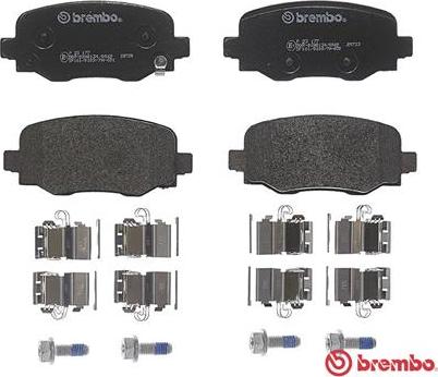 Brembo P 23 177 - Bremžu uzliku kompl., Disku bremzes www.autospares.lv