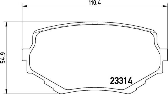 Brembo P 79 009 - Тормозные колодки, дисковые, комплект www.autospares.lv