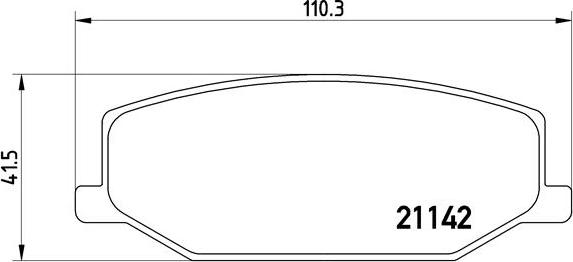 Brembo P 79 001 - Bremžu uzliku kompl., Disku bremzes autospares.lv