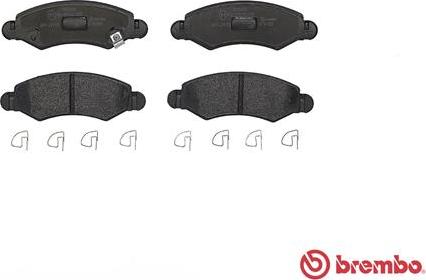 Brembo P 79 015 - Тормозные колодки, дисковые, комплект www.autospares.lv