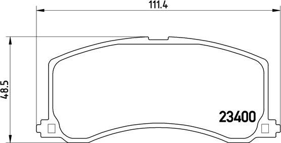 Brembo P 79 010 - Тормозные колодки, дисковые, комплект www.autospares.lv