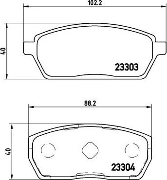 Brembo P 79 017 - Bremžu uzliku kompl., Disku bremzes www.autospares.lv