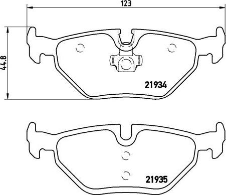 Valeo 208116 - Brake Pad Set, disc brake www.autospares.lv