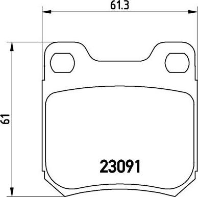 Brembo P 71 008 - Bremžu uzliku kompl., Disku bremzes autospares.lv