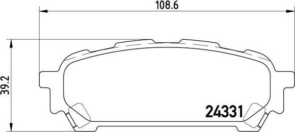 Brembo P 78 014 - Тормозные колодки, дисковые, комплект www.autospares.lv