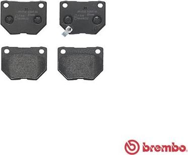 Brembo P 78 016 - Bremžu uzliku kompl., Disku bremzes www.autospares.lv