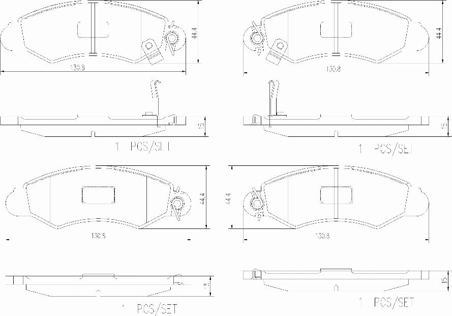 Brembo P78012N - Bremžu uzliku kompl., Disku bremzes www.autospares.lv