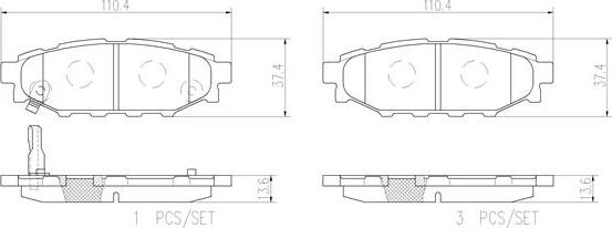 Brembo P78020N - Bremžu uzliku kompl., Disku bremzes www.autospares.lv