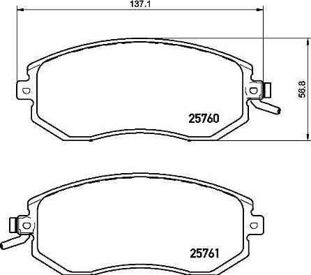 Brembo P 78 021X - Bremžu uzliku kompl., Disku bremzes autospares.lv