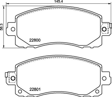 Brembo P 78 028 - Bremžu uzliku kompl., Disku bremzes www.autospares.lv