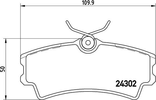 Brembo P 72 001 - Bremžu uzliku kompl., Disku bremzes www.autospares.lv