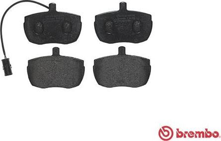 Brembo P A6 006 - Bremžu uzliku kompl., Disku bremzes www.autospares.lv