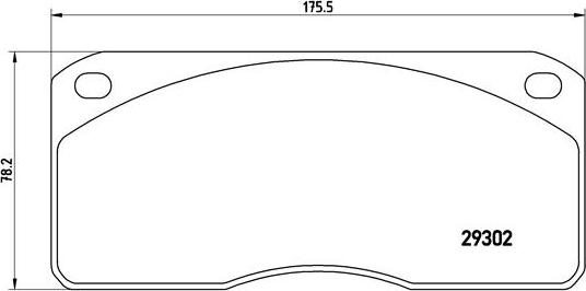 Brembo P A6 011 - Bremžu uzliku kompl., Disku bremzes www.autospares.lv