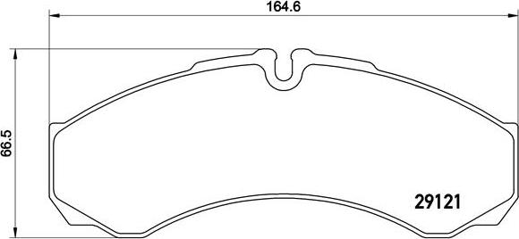 Brembo P A6 017 - Тормозные колодки, дисковые, комплект www.autospares.lv