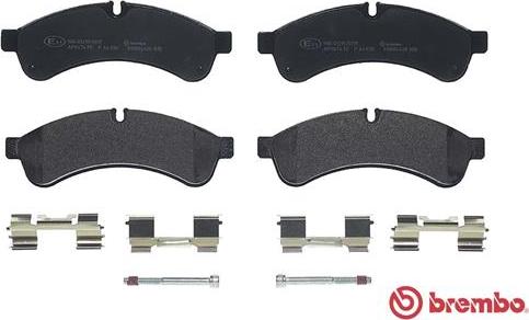 Brembo P A6 030 - Bremžu uzliku kompl., Disku bremzes www.autospares.lv