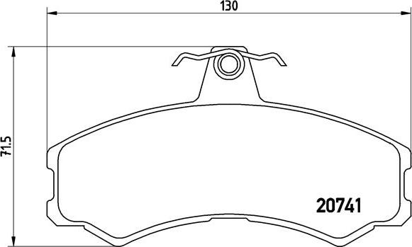 Brembo P A6 024 - Bremžu uzliku kompl., Disku bremzes www.autospares.lv