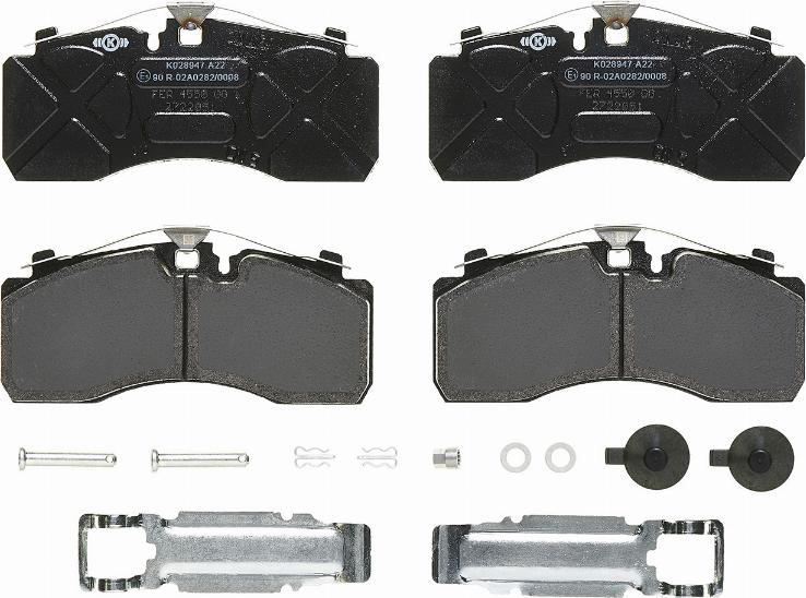 Brembo P A6 228S - Brake Pad Set, disc brake www.autospares.lv