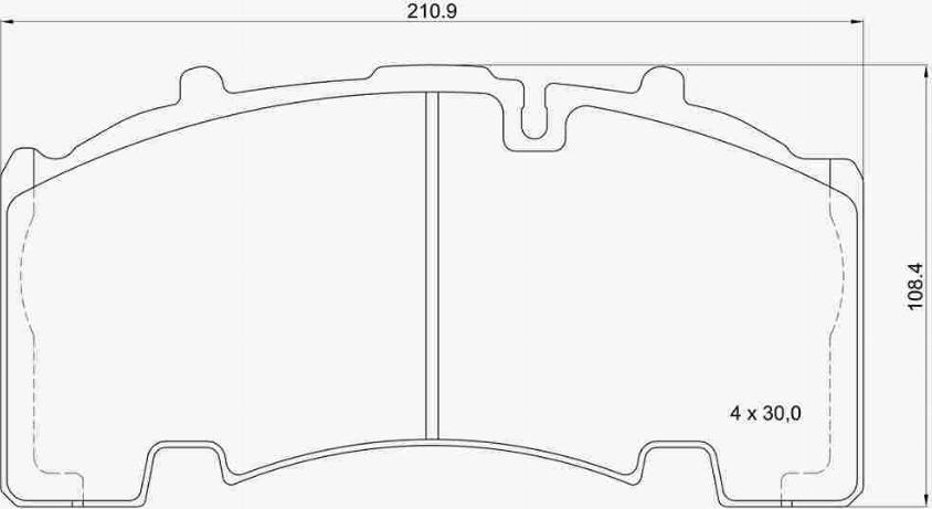 Brembo P A1 101 - Bremžu uzliku kompl., Disku bremzes www.autospares.lv