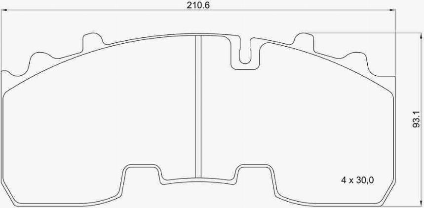 Brembo P A1 102 - Bremžu uzliku kompl., Disku bremzes www.autospares.lv