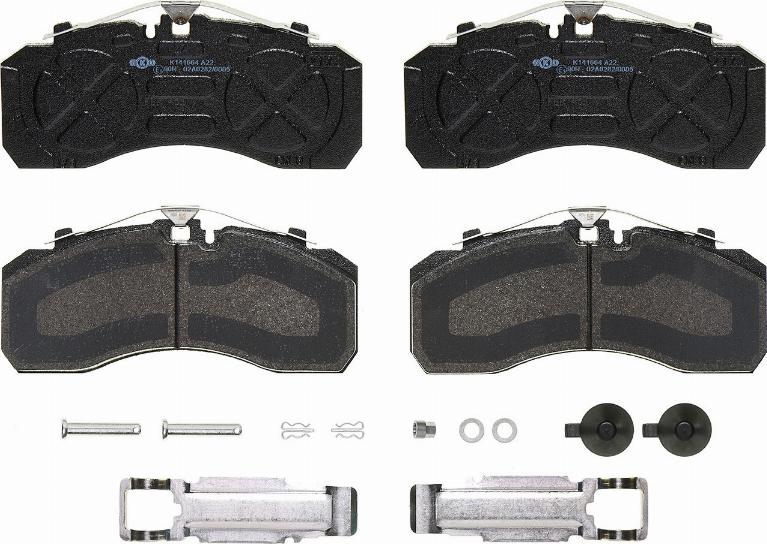 Brembo P B4 501S - Brake Pad Set, disc brake www.autospares.lv