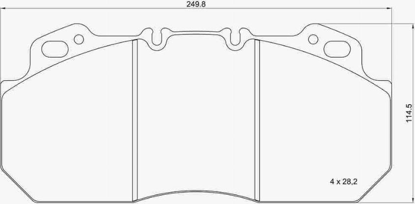 Brembo P B7 006 - Bremžu uzliku kompl., Disku bremzes www.autospares.lv