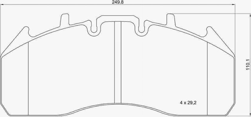 Brembo P B7 003 - Bremžu uzliku kompl., Disku bremzes www.autospares.lv