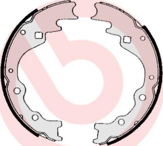 Brembo S 49 514 - Bremžu loku komplekts www.autospares.lv