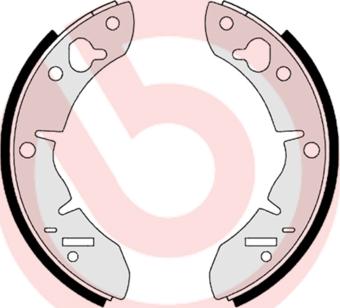 Brembo S 52 501 - Bremžu loku komplekts www.autospares.lv