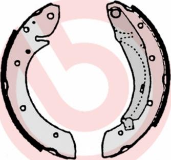 Brembo S 61 522 - Brake Shoe Set www.autospares.lv