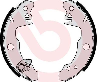 Brembo S 68 509 - Bremžu loku komplekts www.autospares.lv