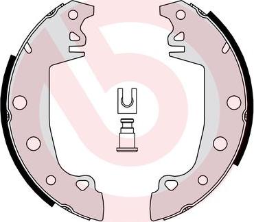 Brembo S 68 538 - Brake Shoe Set www.autospares.lv