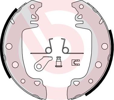 Brembo S 68 528 - Brake Shoe Set www.autospares.lv