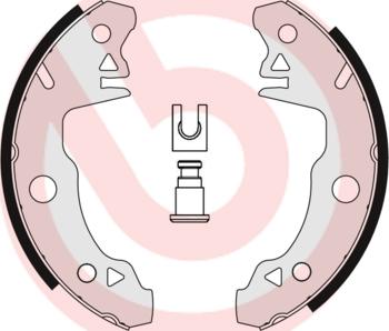 Brembo S 68 527 - Bremžu loku komplekts autospares.lv