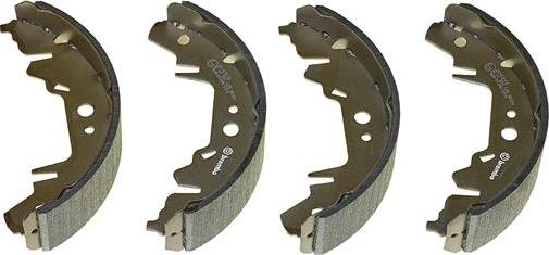 Brembo S 11 501 - Комплект тормозных колодок, барабанные www.autospares.lv