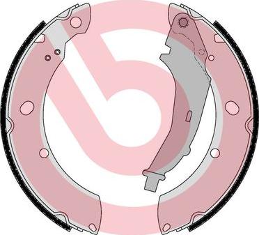 Brembo S 85 544 - Brake Shoe Set www.autospares.lv