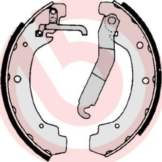 Brembo S 85 534 - Bremžu loku komplekts www.autospares.lv