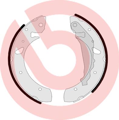 Brembo S 83 507 - Bremžu loku komplekts www.autospares.lv