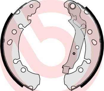 Brembo S 83 513 - Bremžu loku komplekts www.autospares.lv