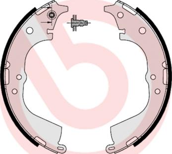 Brembo S 83 537 - Brake Shoe Set www.autospares.lv