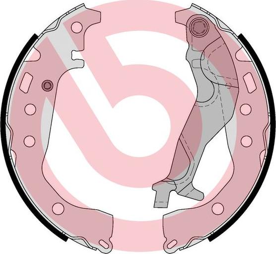 Brembo S 83 574 - Bremžu loku komplekts autospares.lv