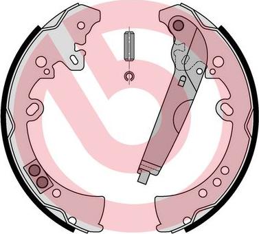 Brembo S 83 570 - Bremžu loku komplekts www.autospares.lv