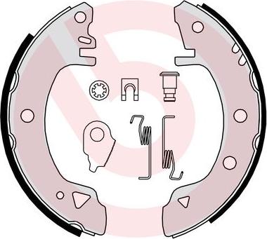 Brembo S 24 508 - Bremžu loku komplekts www.autospares.lv