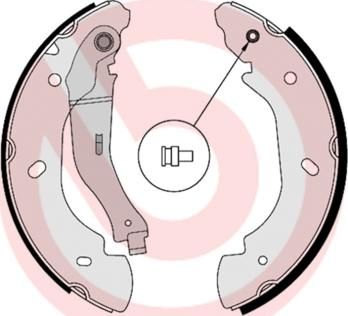 Brembo S 24 538 - Bremžu loku komplekts autospares.lv