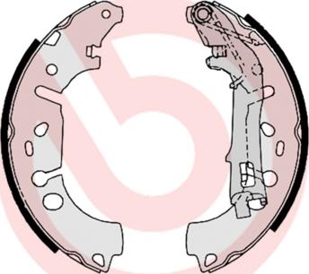 Brembo S 23 531 - Brake Shoe Set www.autospares.lv