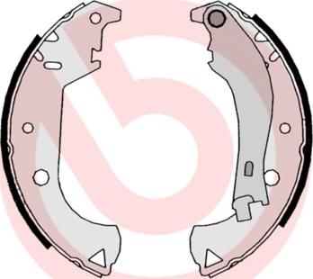 Brembo S 23 524 - Brake Shoe Set www.autospares.lv