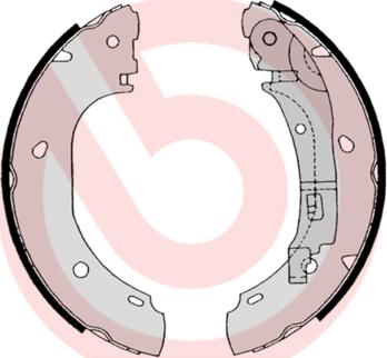 Brembo S 23 525 - Bremžu loku komplekts www.autospares.lv