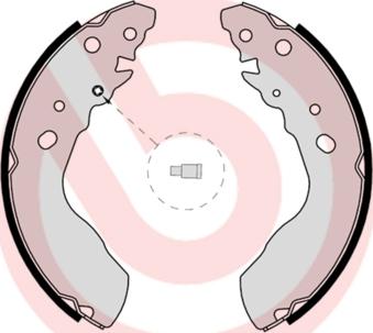 Brembo S 79 522 - Bremžu loku komplekts www.autospares.lv