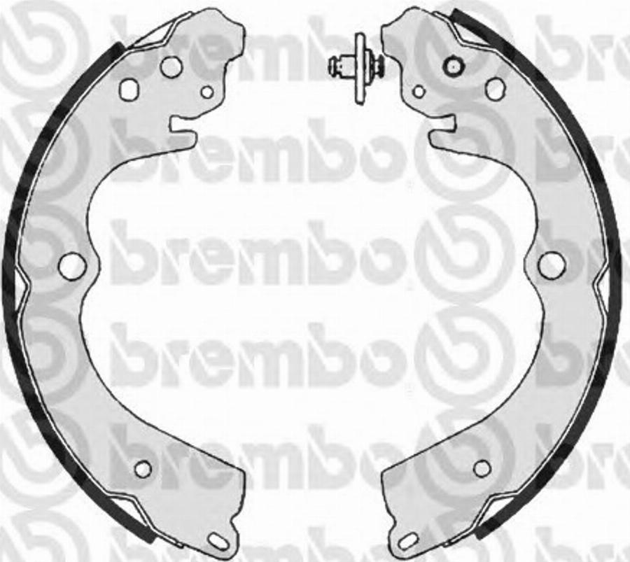 Brembo S 78 509 - Bremžu loku komplekts www.autospares.lv