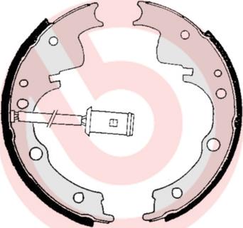 Brembo S A6 505 - Bremžu loku komplekts www.autospares.lv